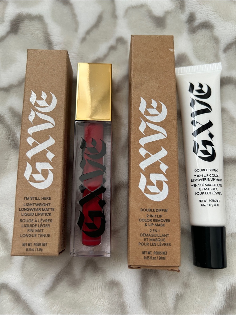 GX by Gwen Stefani Red Liquid Lipstick Duo with Remover
